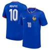 Camisola França Mbappé 10 Homen Equipamento 1ª Euro 2024